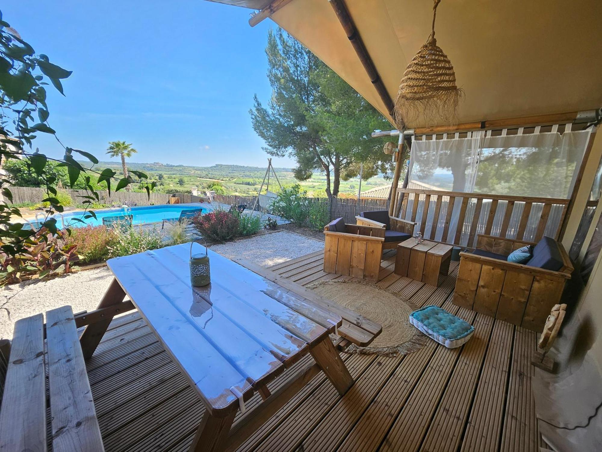 Domaine Du Chene Hotel Campagnan Kültér fotó